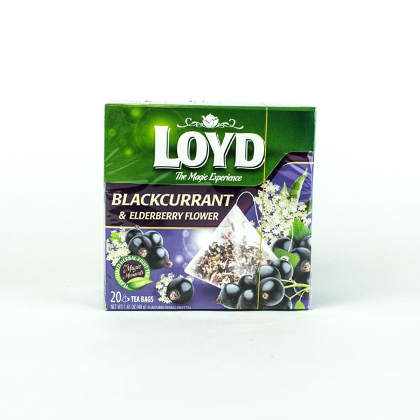 Loyd Blackcurrant & Elderberry Flower Tea