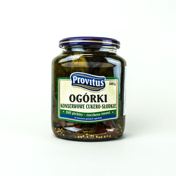 Provitus Dill Pickles with Sugar