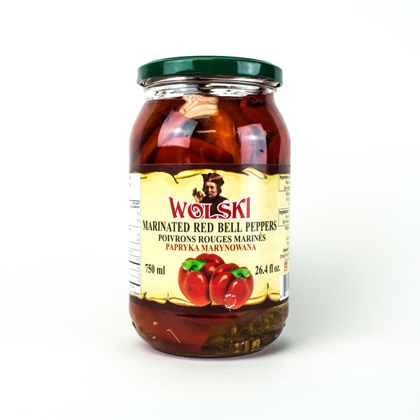 Wolski Marinated Red Bell Peppers