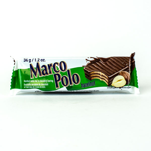 Marco Polo Hazelnut Cream Wafer Bar