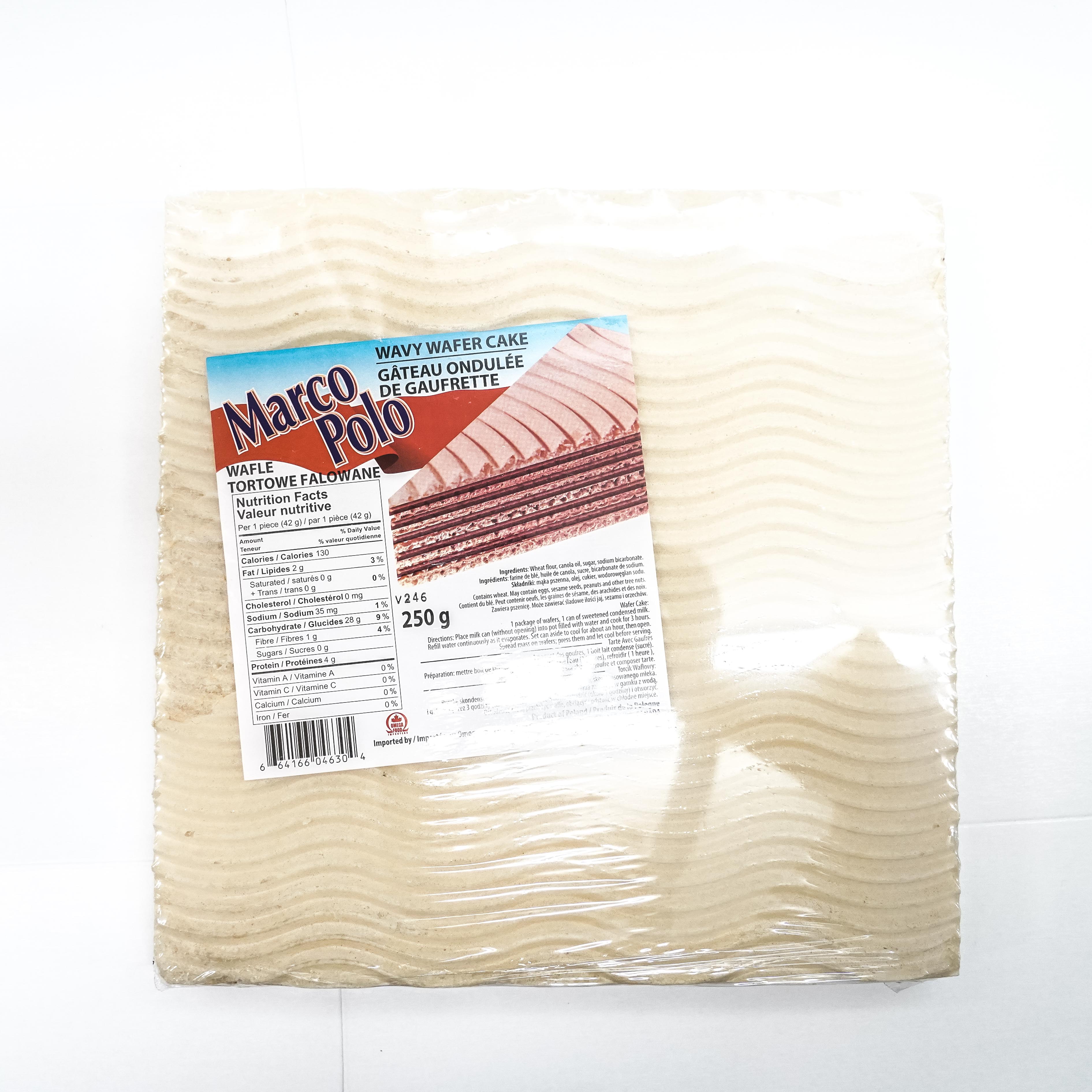Marco Polo Square Cake Wafers
