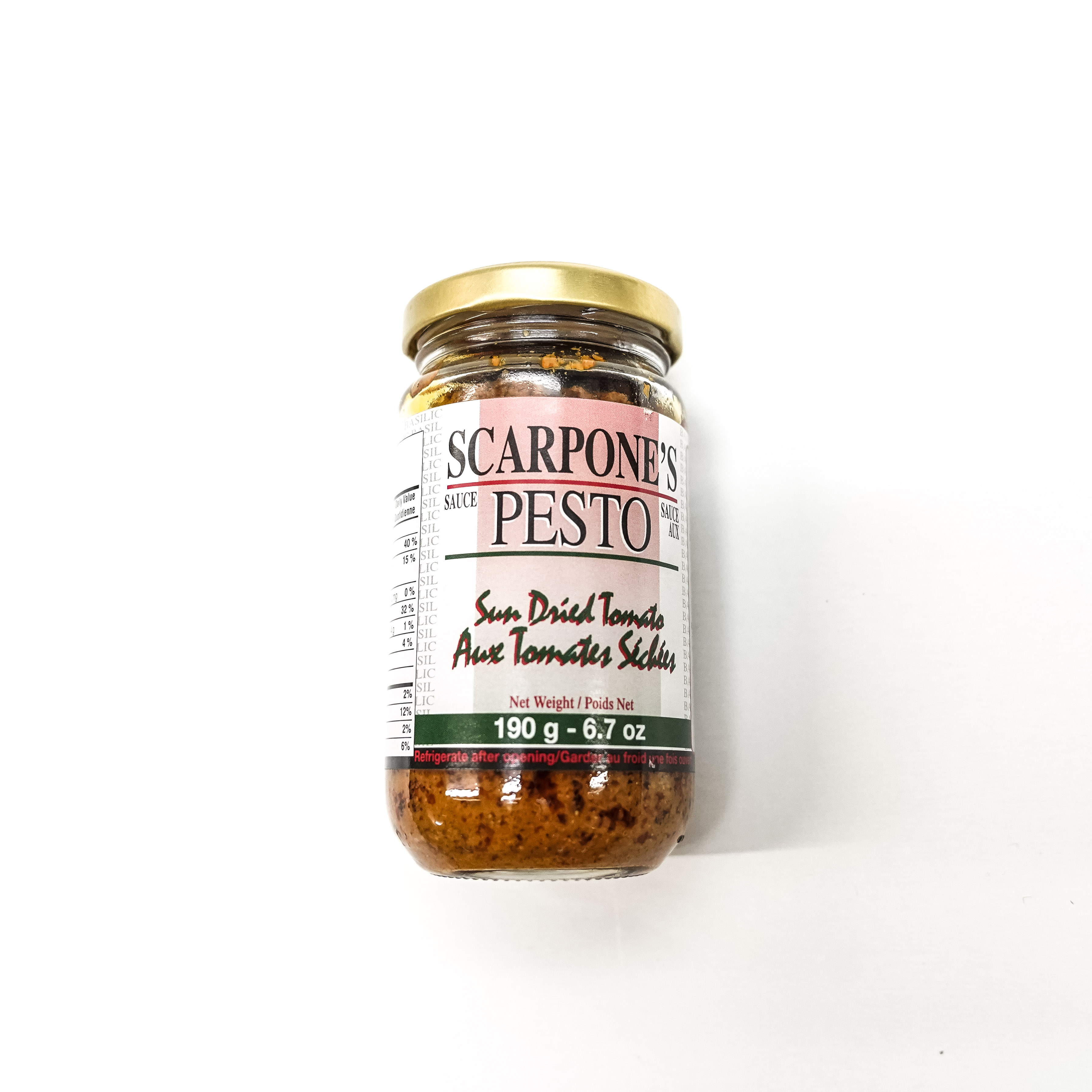 Scarpone's Sun Dried Tomato Pesto