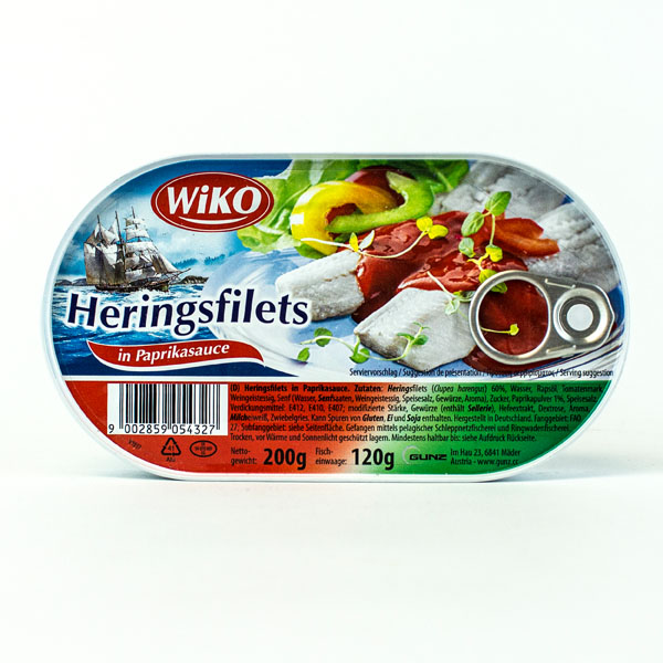 Wiko Herring Fillets in Paprika Sauce