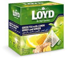 Loyd Green Tea with Lemon, Honey and Ginger