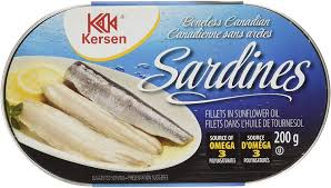 Kersen Boneless Canadian Sardines in Sunflower Oil