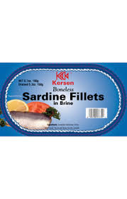 Kersen Boneless Sardine Fillets In Brine